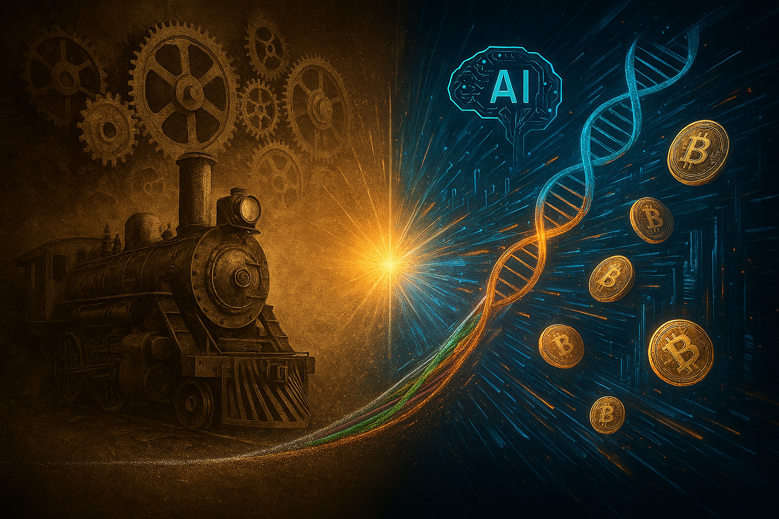 市工業革命 2.0 ｜舊尺與新世界｜「階梯式」爆發增長｜比特幣與區塊鏈